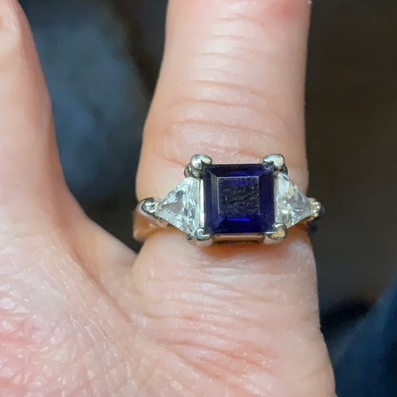 Iolite 14k gold ring - Picture 5 of 5